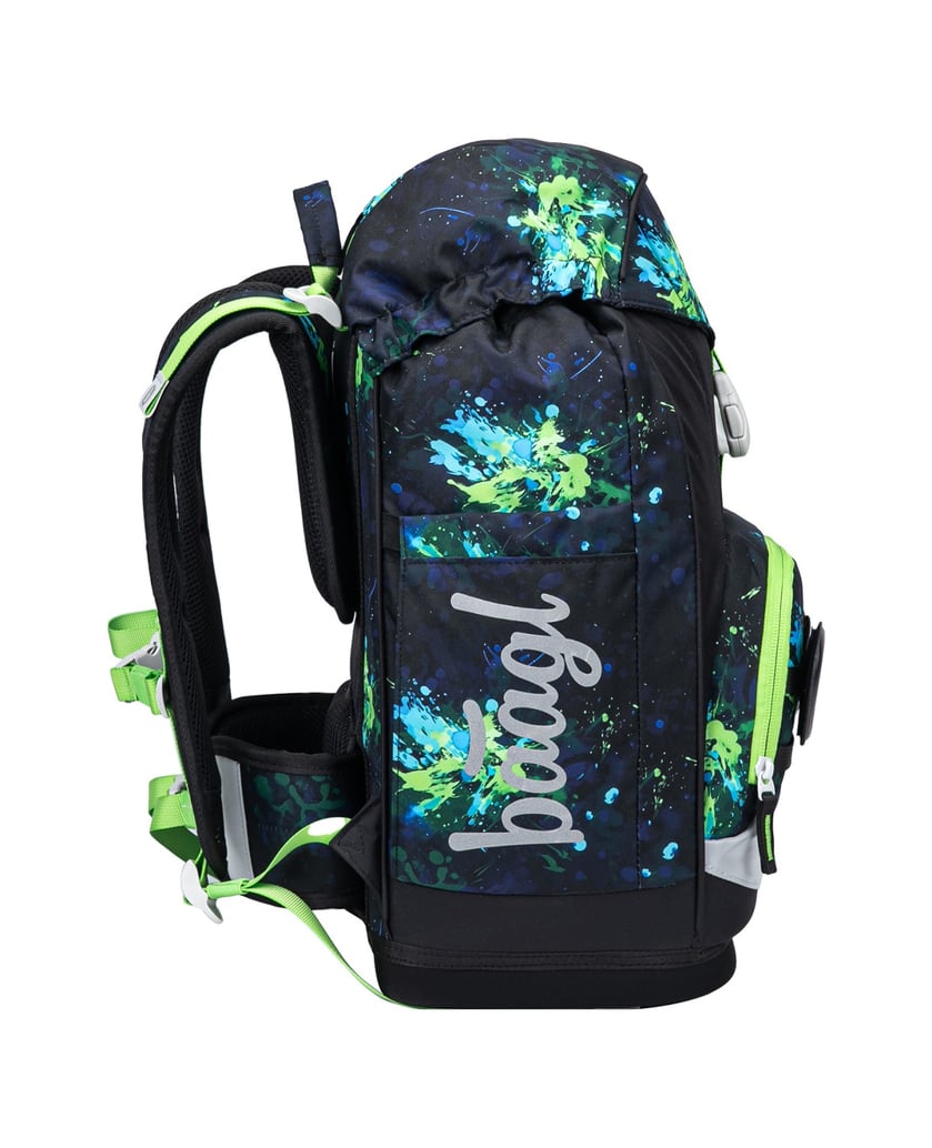 Baagl-Schulrucksack-Airy-Plus-Fußball-schwarz