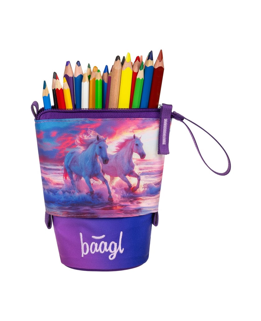 Baagl-Pencil-Slider-Pferde-Herz-lila