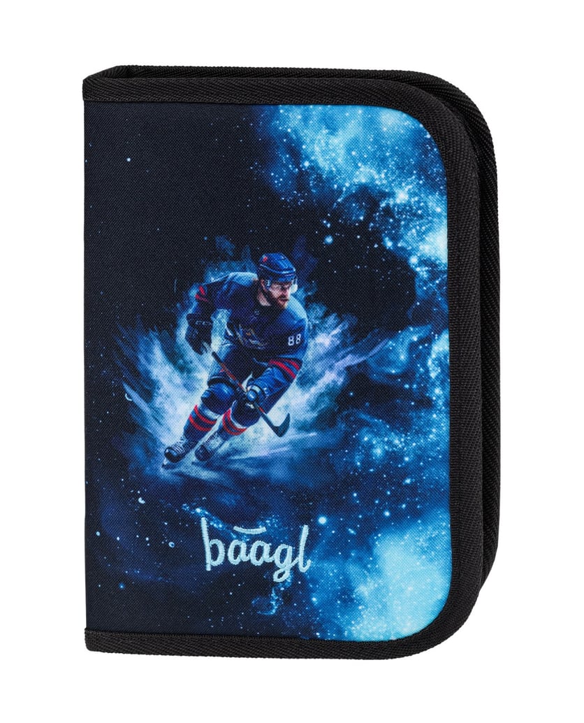 Baagl-Schulranzen-Set-Zippy-Eishockey-3tlg.:-Schulranzen,-Federmäppchen,-Turnbeutel-schwarz