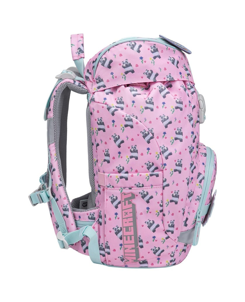 Baagl-Schulrucksack-Airy-Minecraft-Panda-rosa
