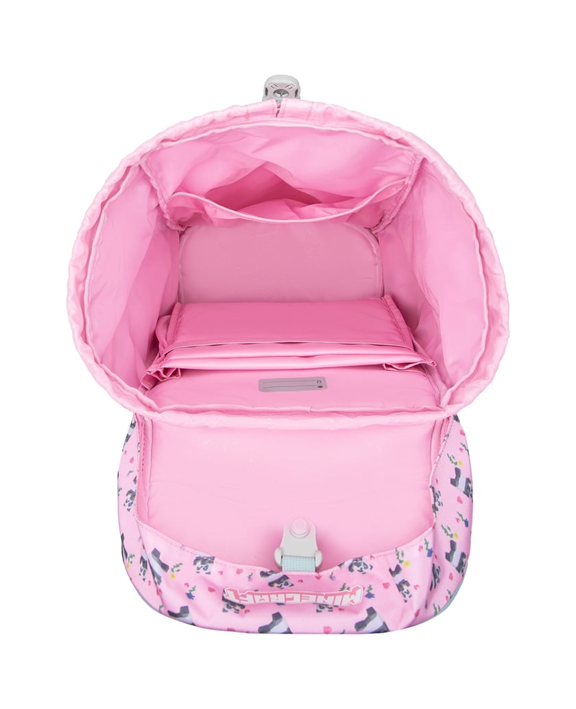 Baagl-Schulrucksack-Airy-Minecraft-Panda-rosa