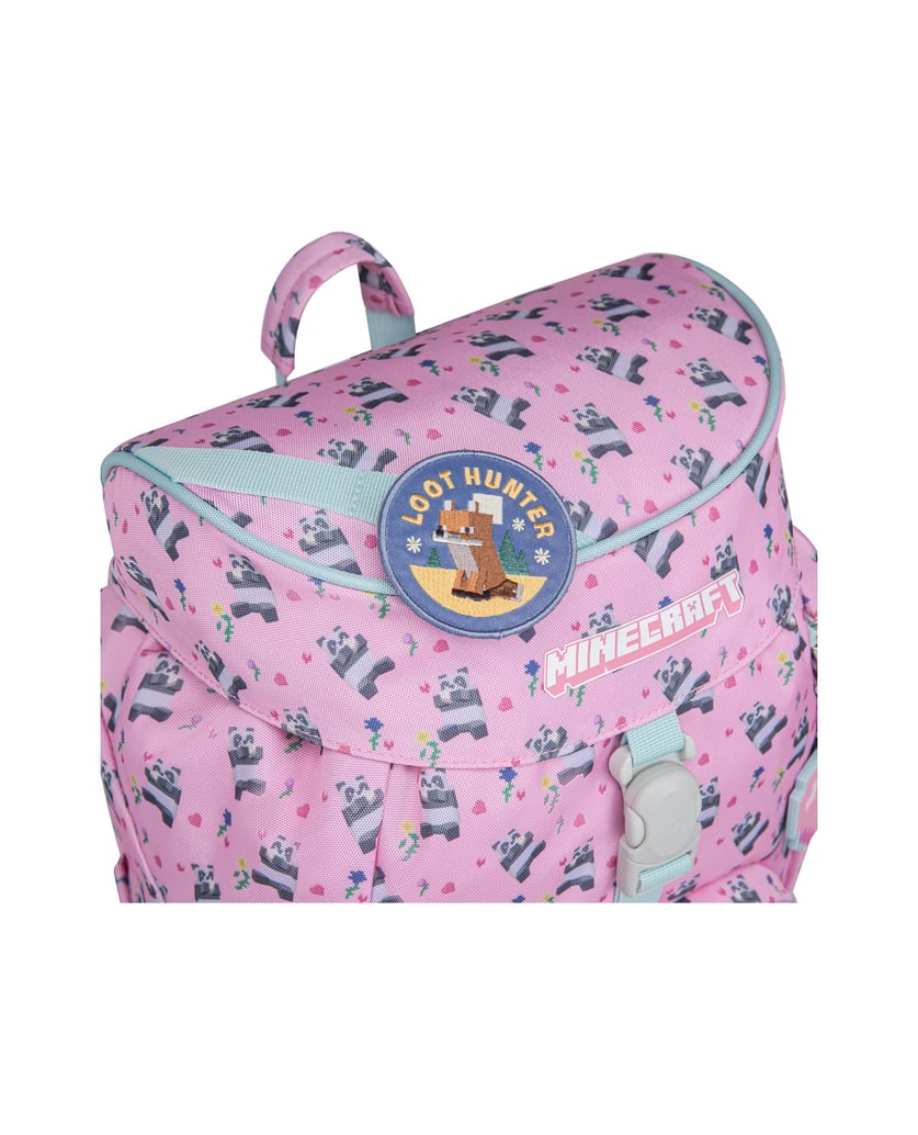 Baagl-Schulrucksack-Airy-Minecraft-Panda-rosa