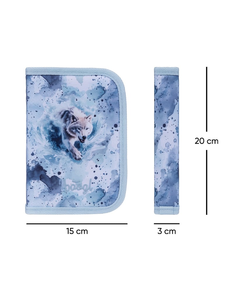 Baagl-Federmäppchen-1-Fach-Polar-blau