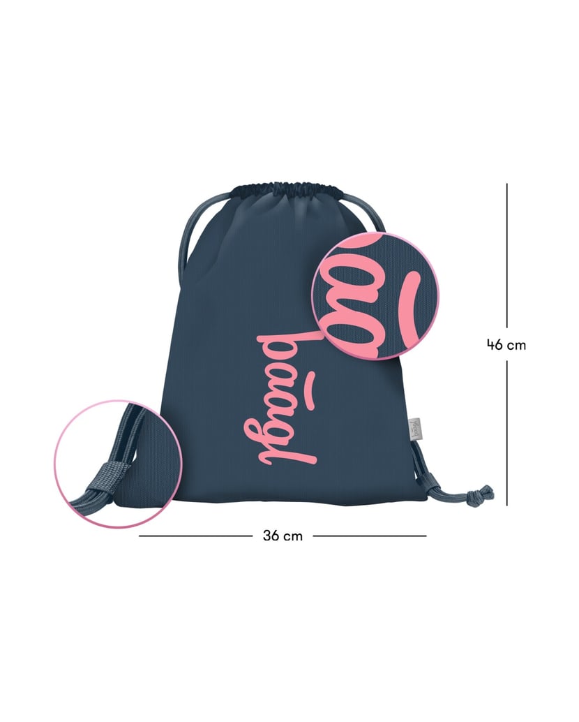 Baagl-Turnbeutel-Logo-Rosa-rosa