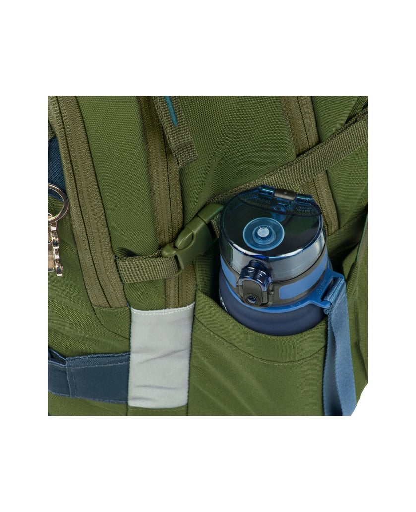 Baagl-Schulrucksack-Skate-Olive-grün