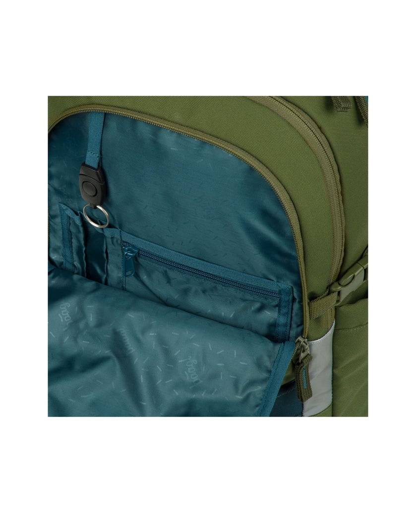 Baagl-Schulrucksack-Skate-Olive-grün
