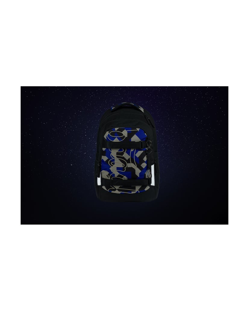 Baagl-Schulrucksack-Set-Skate-Max-Variety-3tlg.:-Schulrucksack,-Federmäppchen,-Turnbeutel-schwarz