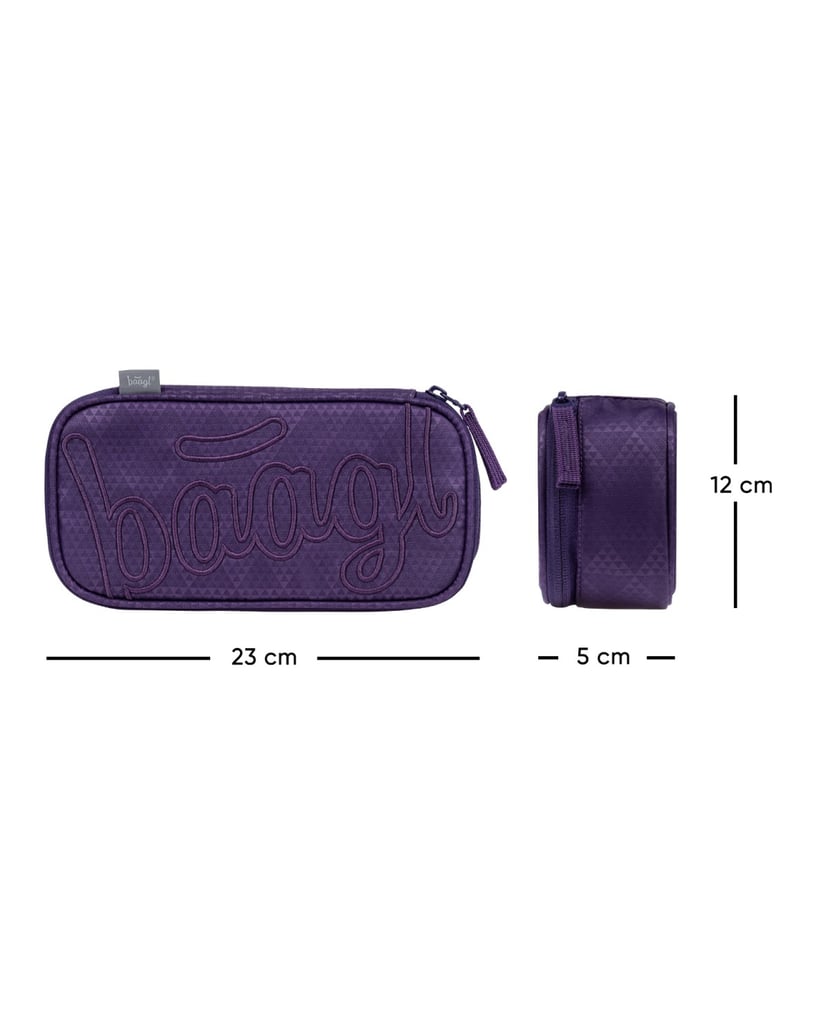 Baagl-Federmäppchen-Etui-Plum