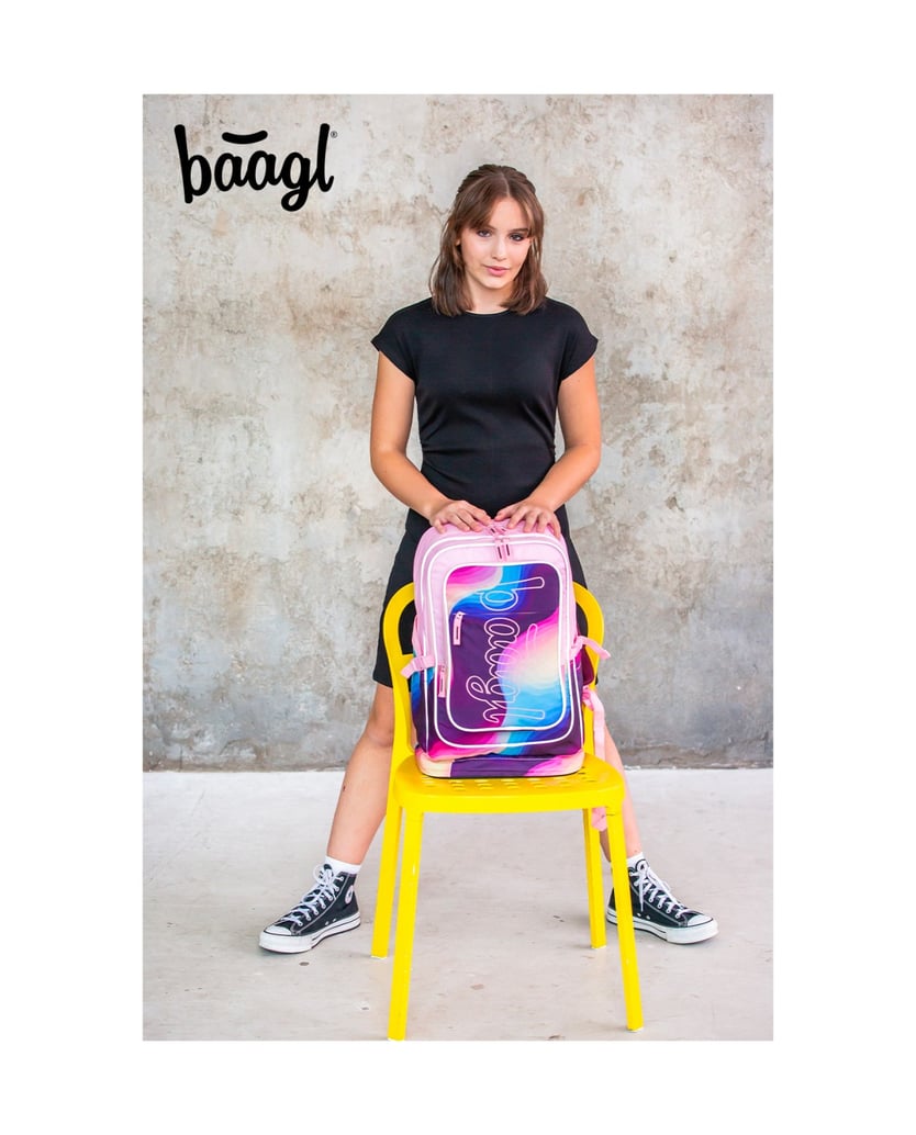 Baagl-Schulrucksack-Set-Cubic-Lyra-3tlg.:-Schulrucksack,-Federmäppchen,-Turnbeutel-rosa