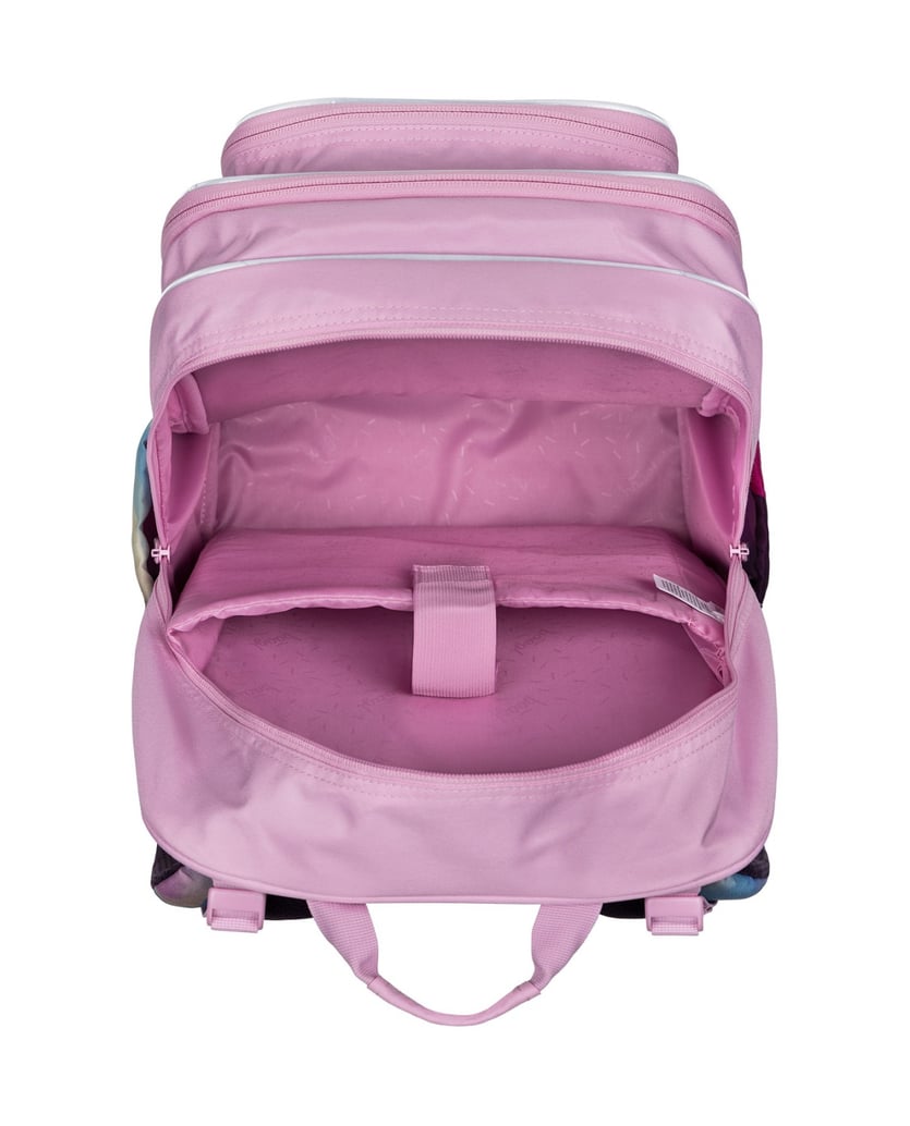 Baagl-Schulrucksack-Set-Cubic-Lyra-3tlg.:-Schulrucksack,-Federmäppchen,-Turnbeutel-rosa