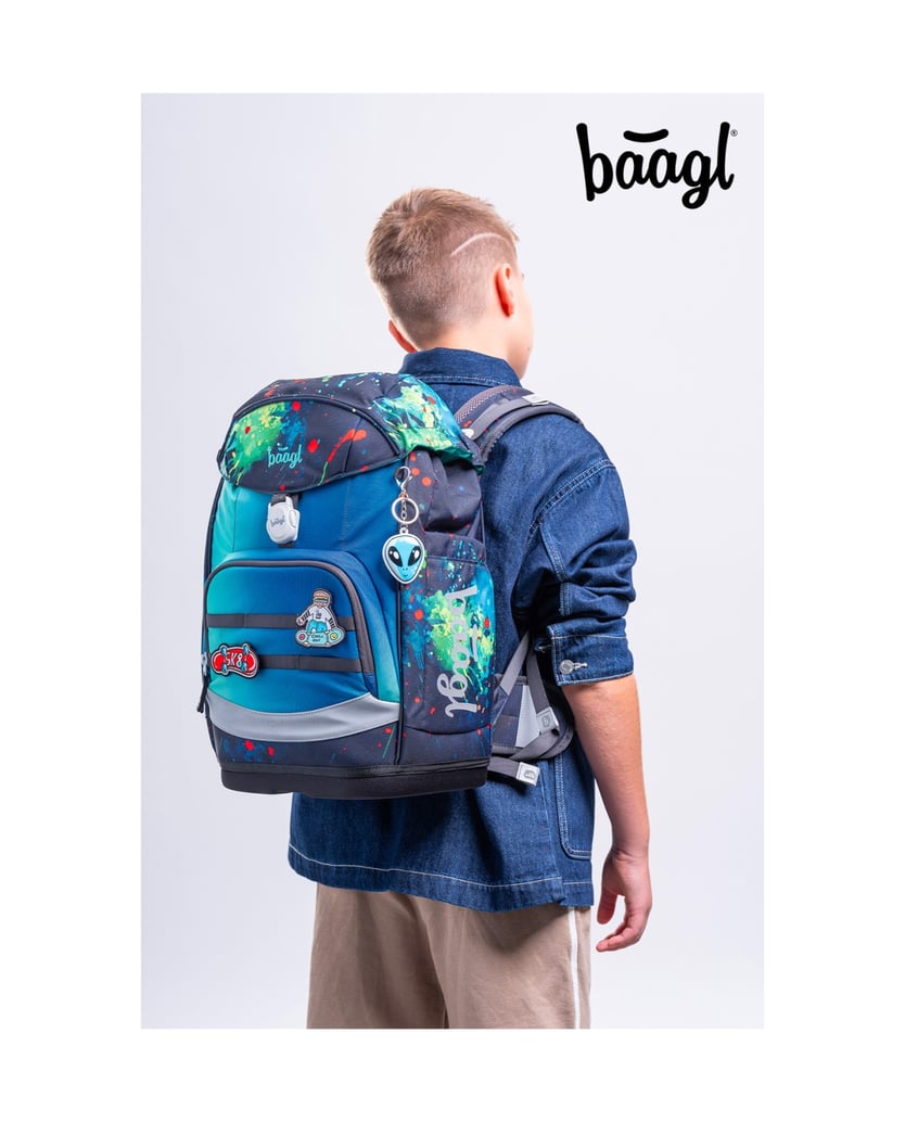 Baagl-Schulrucksack-Set-Airy-Plus-Chill-5tlg.:-Schulrucksack,-Federmäppchen,-Turnbeutel,-Schürze,-Brustbeutel-blau