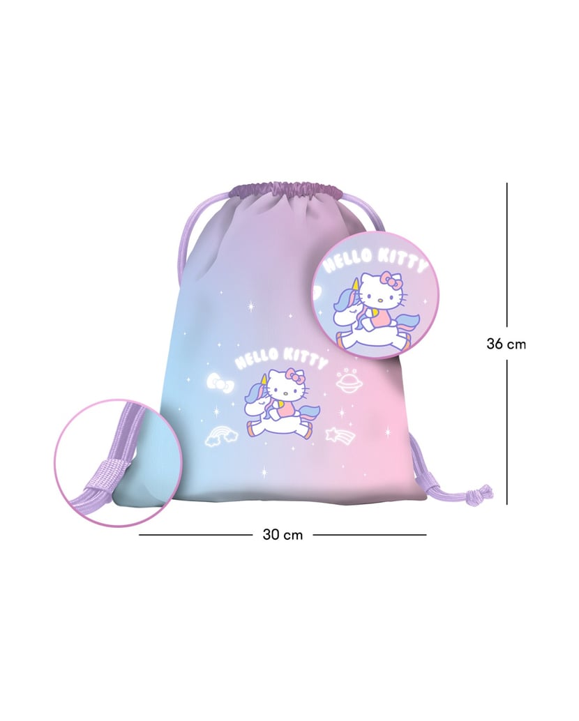 Baagl-Vorschul-Turnbeutel-Hello-Kitty-Unicorn-rosa