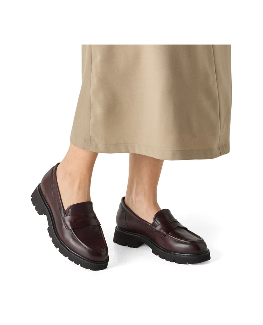 TAMARIS-Slipper-braun-kombiniert