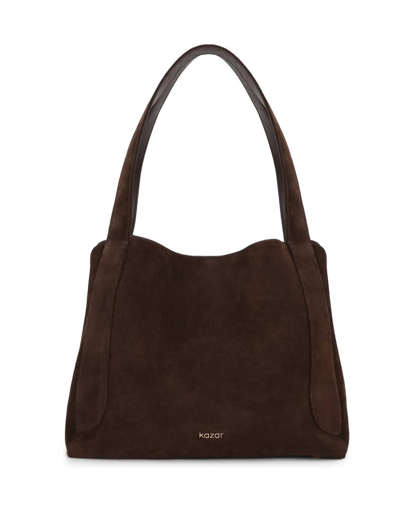 Kazar-Klassische-schultertaschen-aus-weichem-wildleder-braun