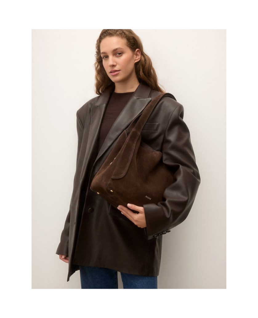 Kazar-Klassische-schultertaschen-aus-weichem-wildleder-braun