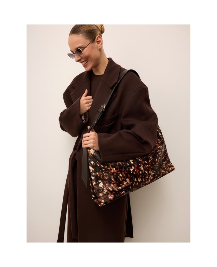 Kazar-EDITIONS-Hobo-Tasche-aus-Haarleder-mit-marmoriertem-Muster-multicolor