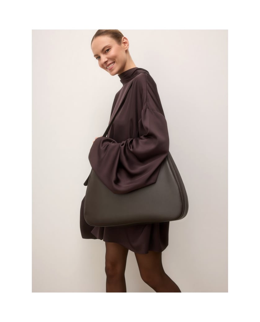 Kazar-Braune-Hobo-Tasche-aus-Naturleder-mit-regulierbaren-Gürteln-braun