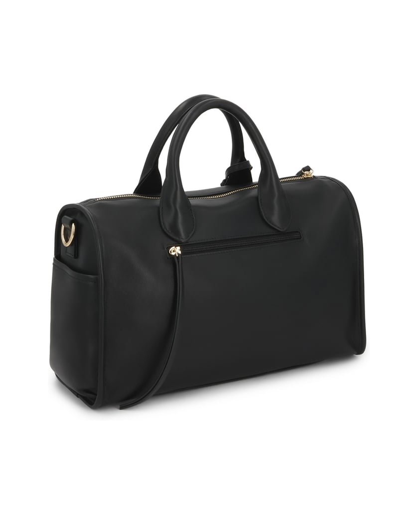 Kazar-Leder-Kästchen-Tasche-mit-abnehmbarem-Riemen-schwarz