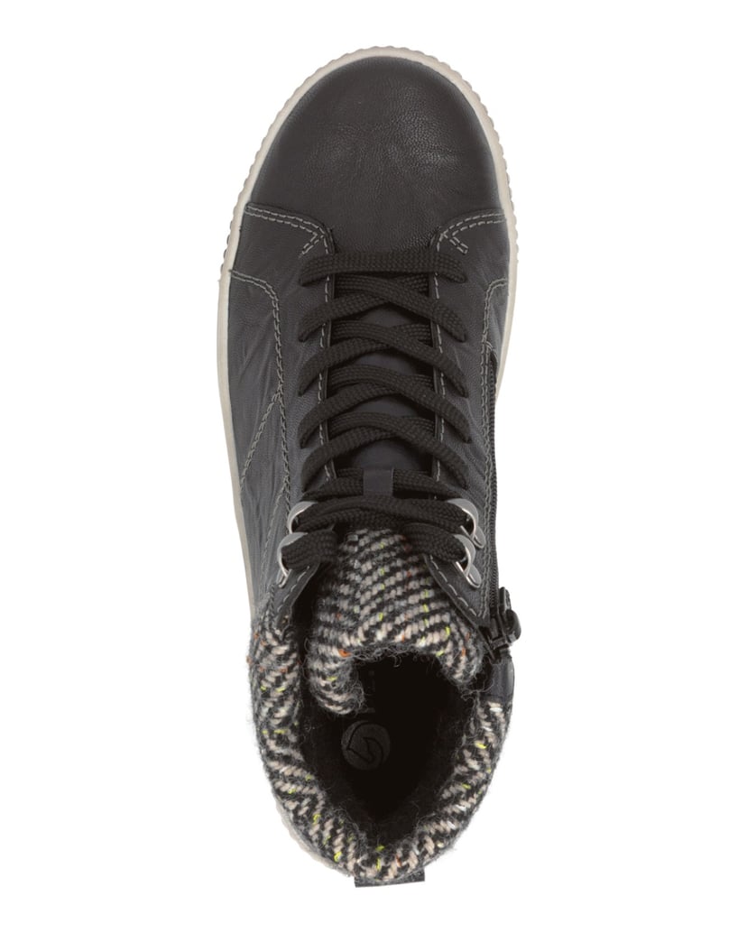 Remonte-Schnürstiefel-D0784-schwarz