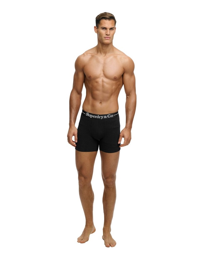 Superdry-Herren-Boxershort-3er-Pack-BOXER-TRIPLE-PACK-schwarz