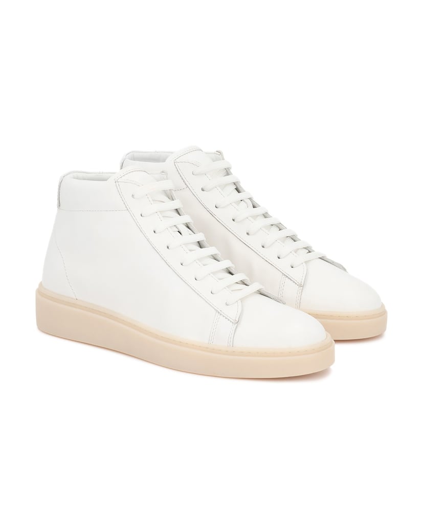 Kazar-Weiße-Sneakers-aus-Naturleder-im-High-Top-Design-weiss
