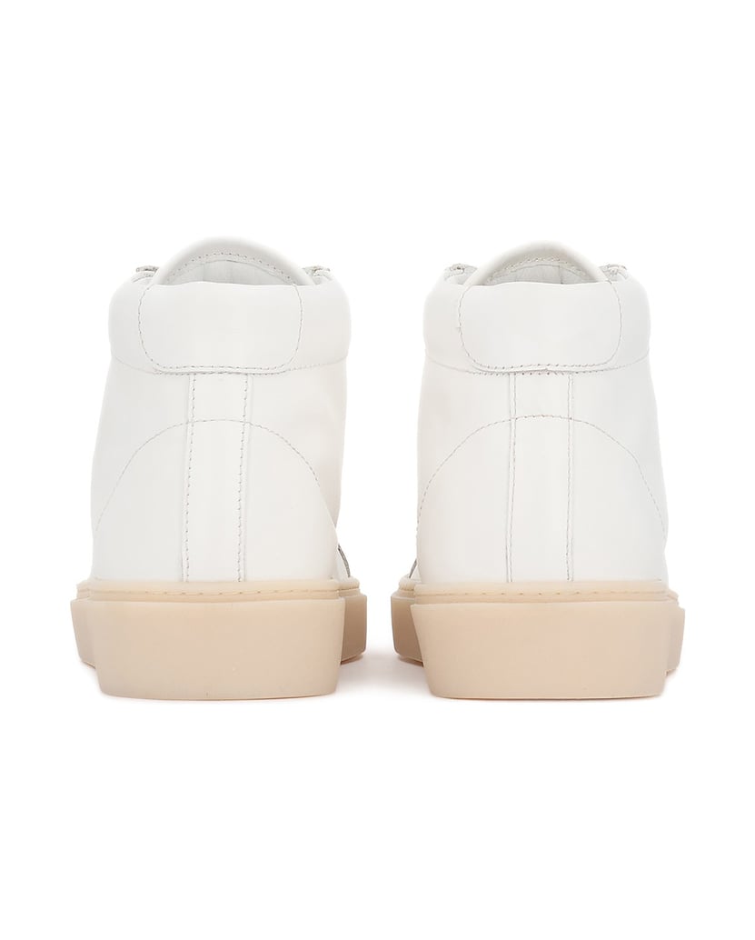 Kazar-Weiße-Sneakers-aus-Naturleder-im-High-Top-Design-weiss