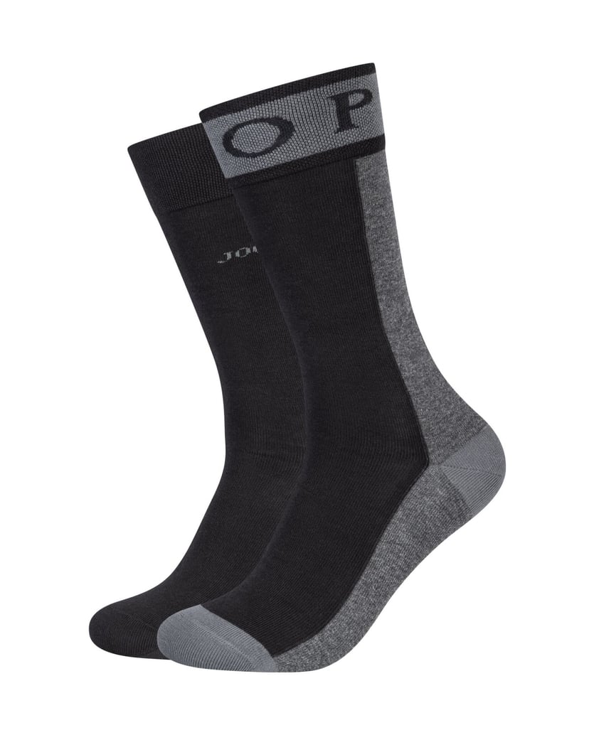 Joop-Socken-premium-essentials-cotton-logo-schwarz