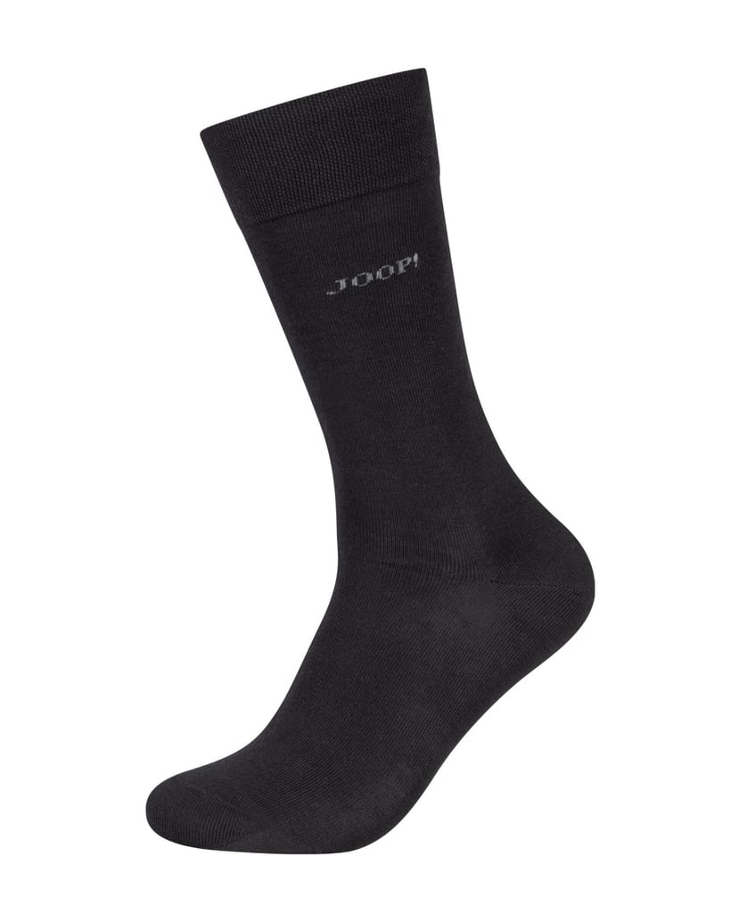 Joop-Socken-premium-essentials-cotton-logo-schwarz