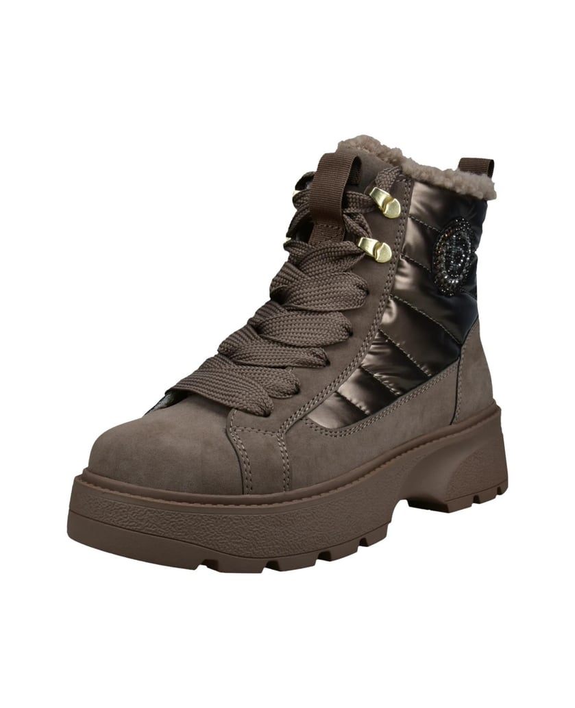 BUGATTI-Schnürstiefel-beige