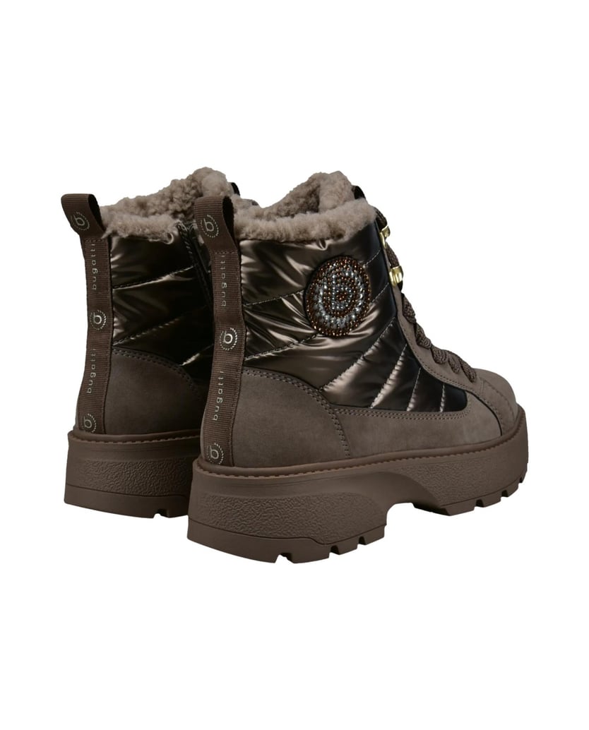 BUGATTI-Schnürstiefel-beige