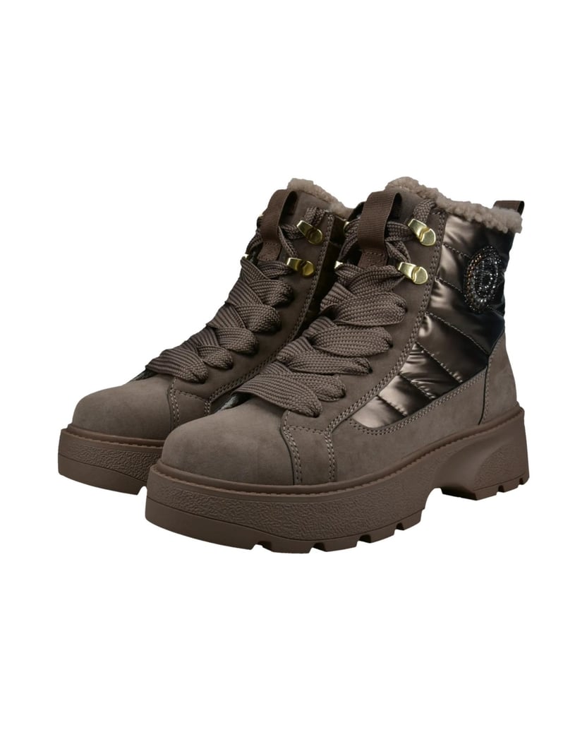 BUGATTI-Schnürstiefel-beige