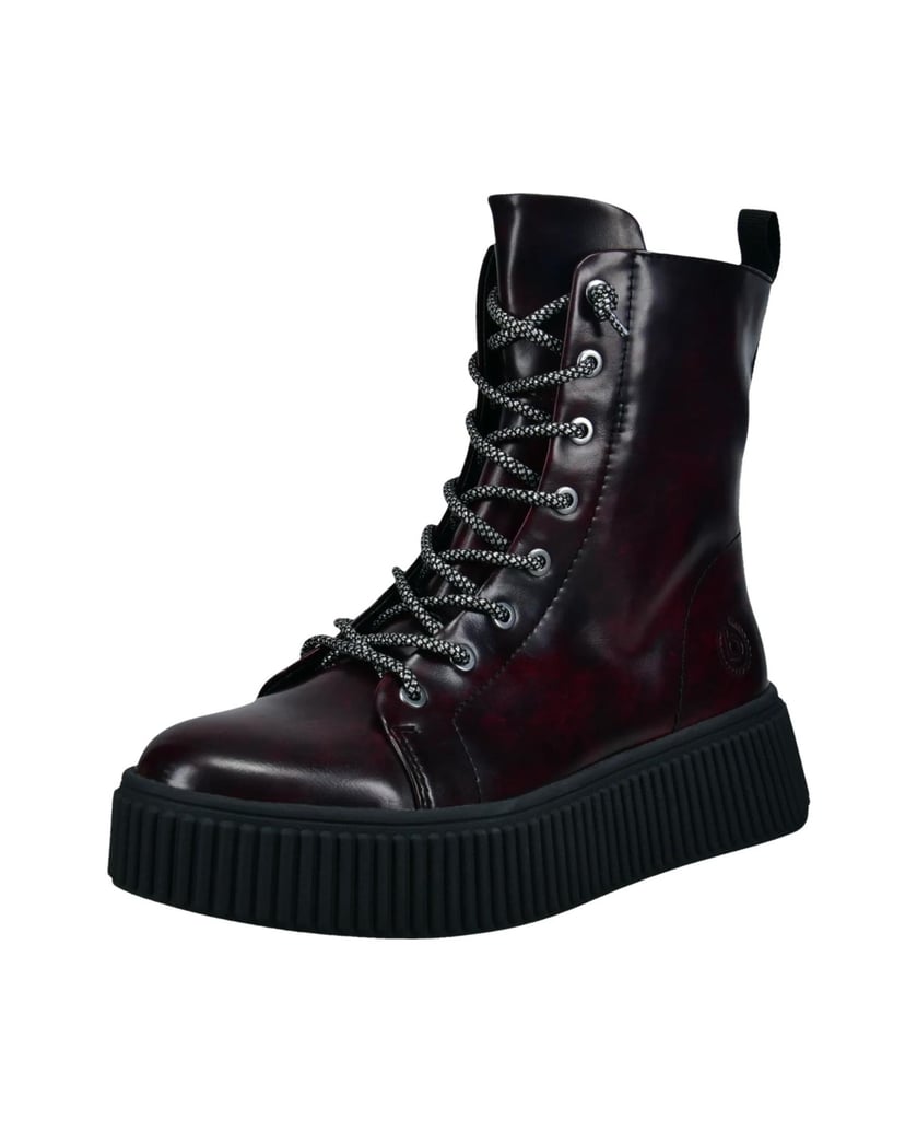 BUGATTI-Schnürstiefel-rot