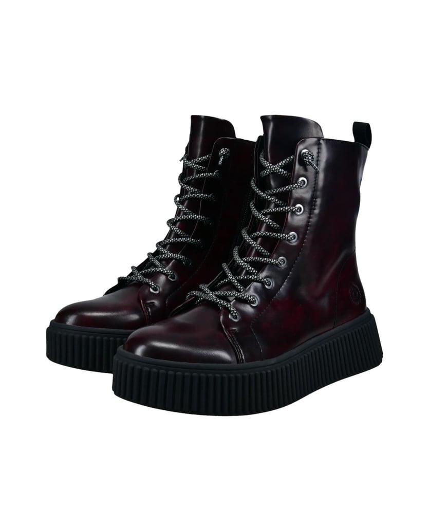 BUGATTI-Schnürstiefel-rot