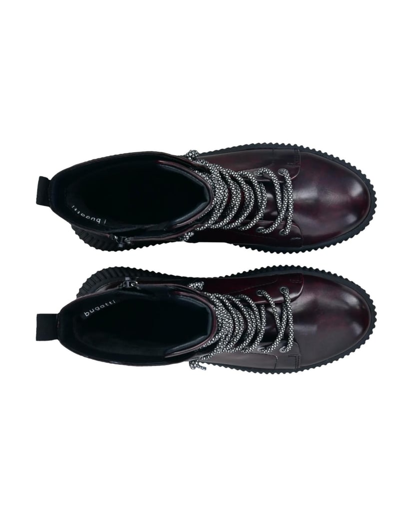BUGATTI-Schnürstiefel-rot