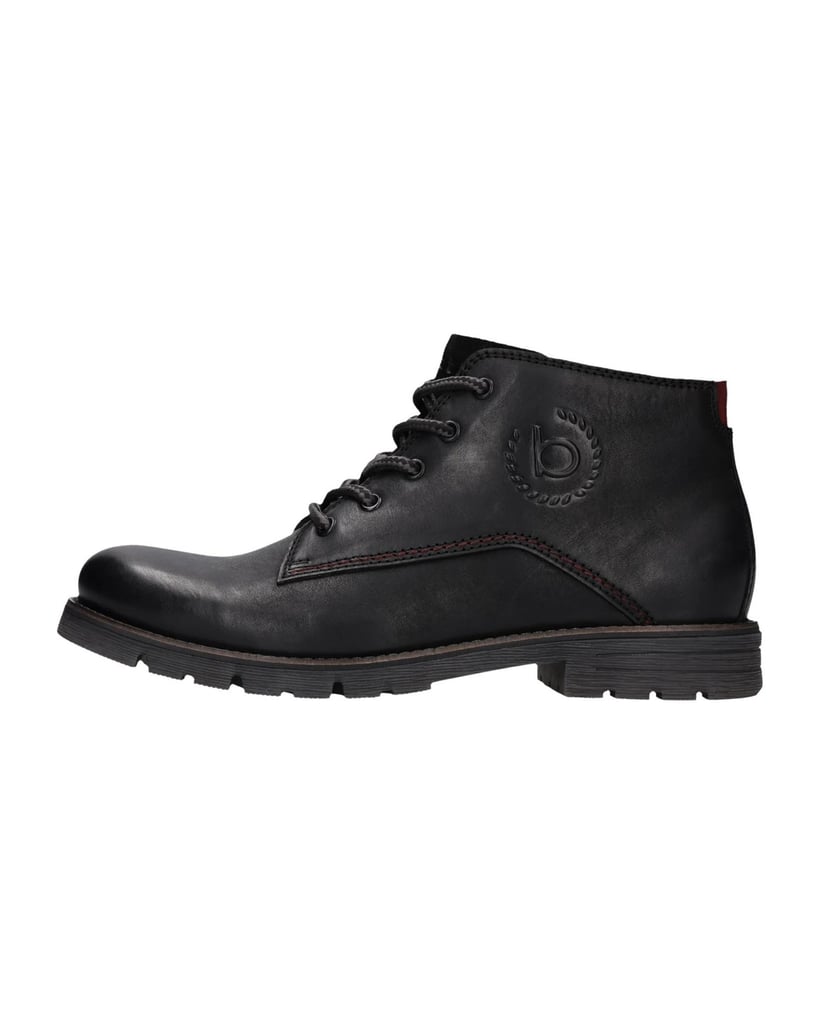 BUGATTI-Schnürstiefel-schwarz