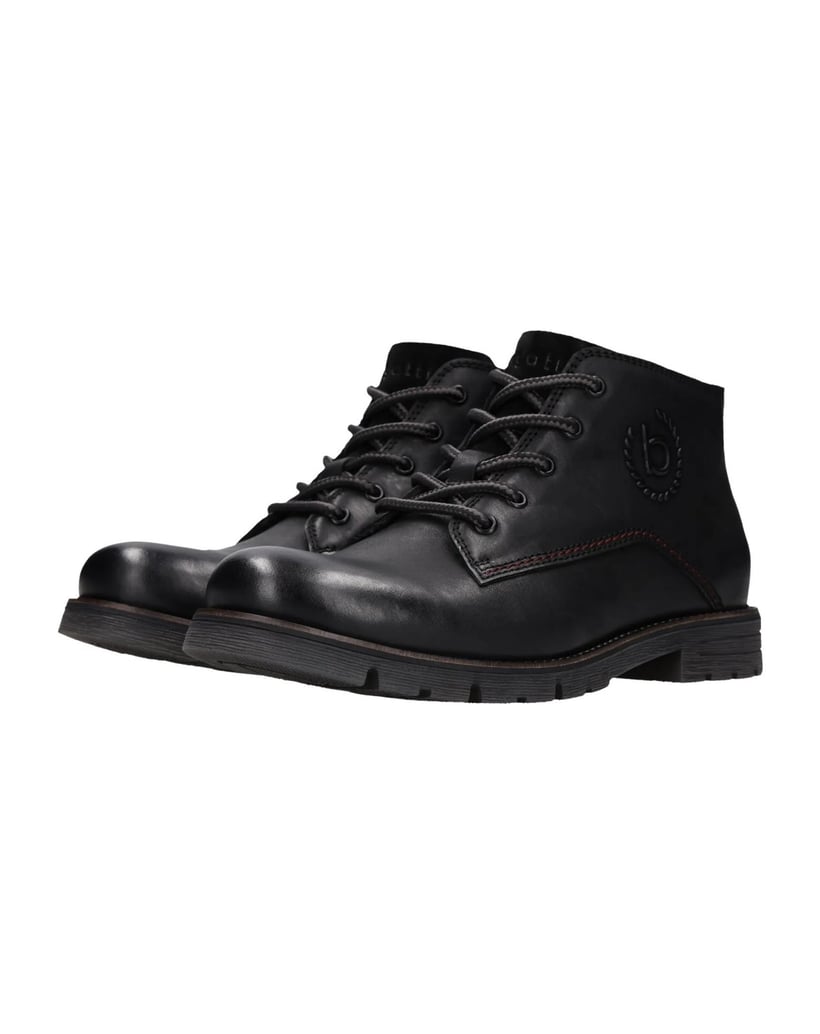 BUGATTI-Schnürstiefel-schwarz