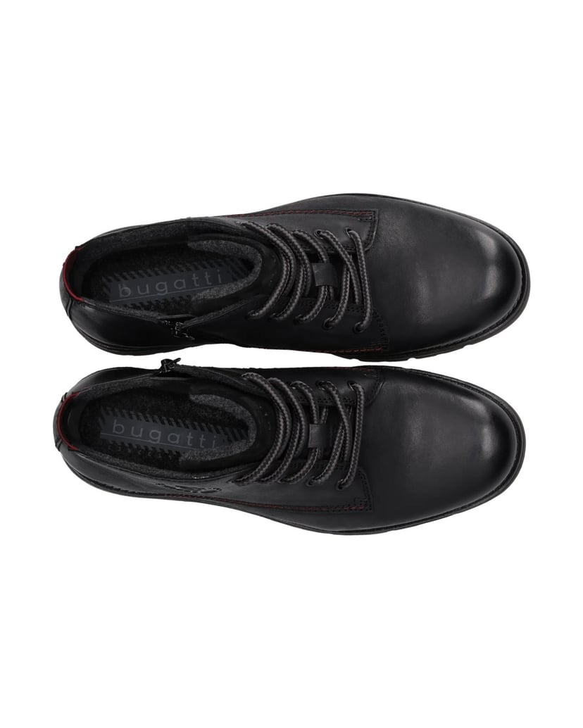 BUGATTI-Schnürstiefel-schwarz