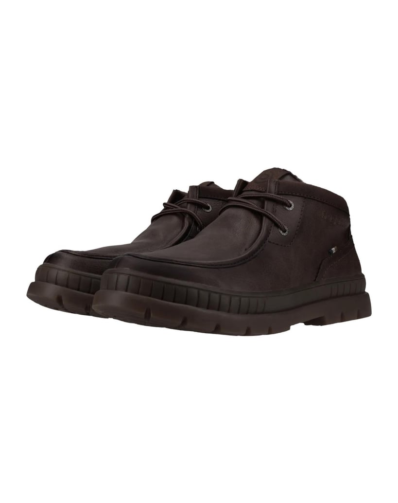 BUGATTI-Schnürstiefel-braun