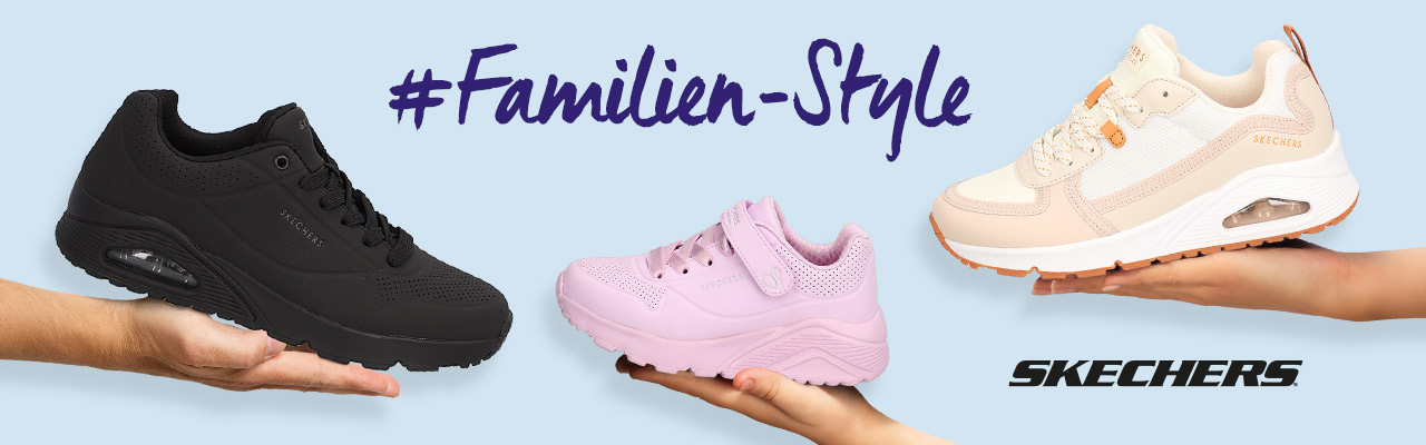 Schuhe von Skechers für die ganze Familie