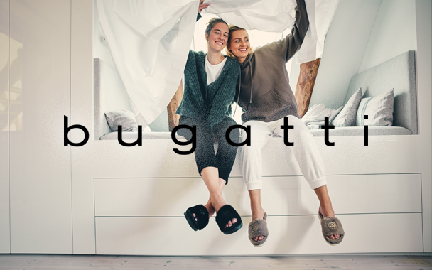 flauschige Pantoffeln von Bugatti für Damen
